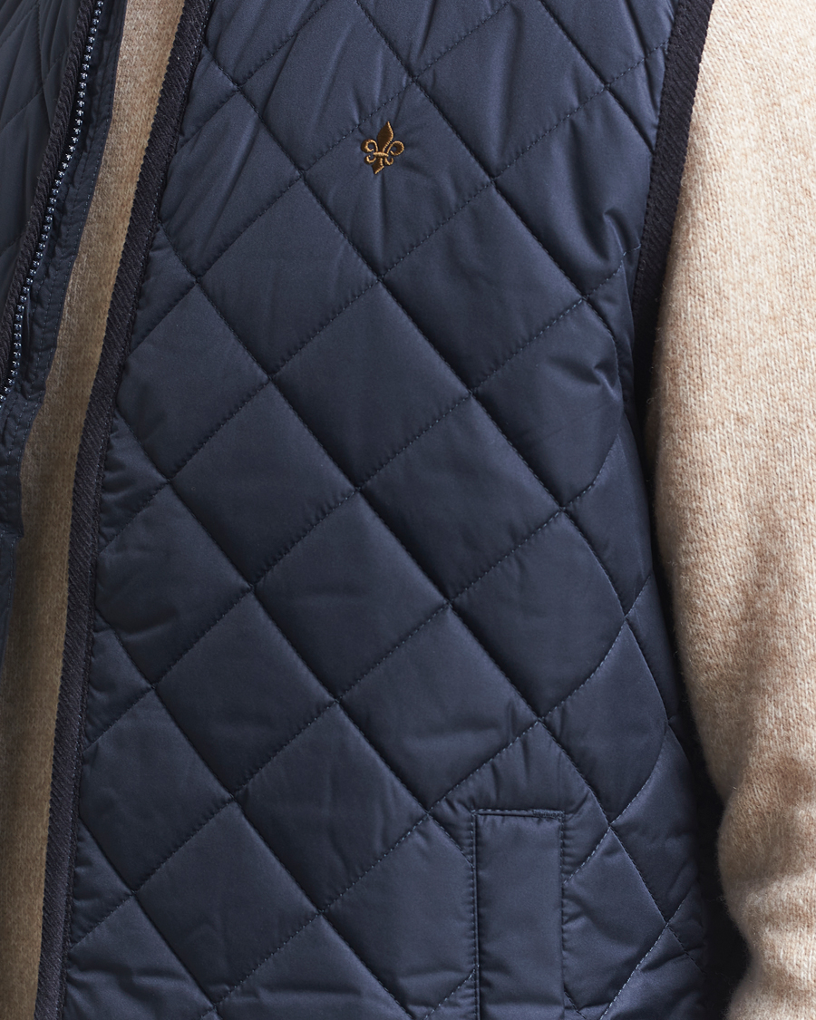 Herre | Vester | Morris | Teddy Quilted Vest Navy