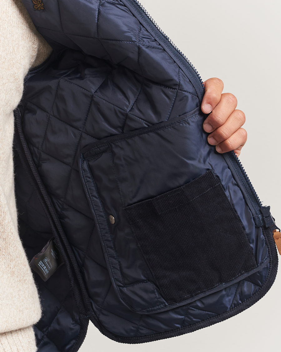 Herre | Vester | Morris | Teddy Quilted Vest Navy