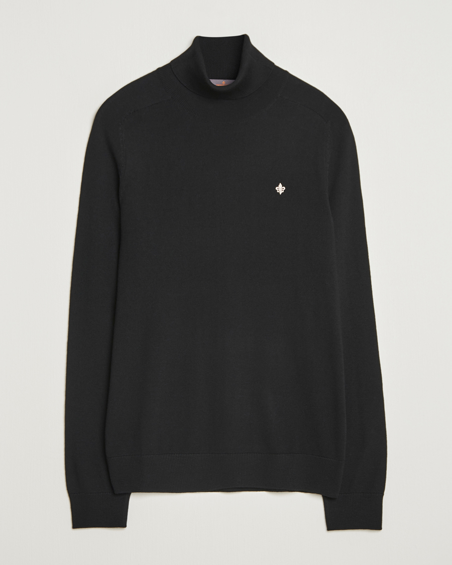 Herre | Gensere | Morris | Merino Roller Neck Black