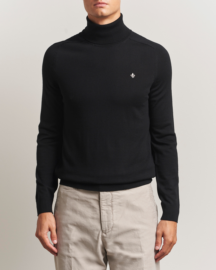 Herre | Gensere | Morris | Merino Roller Neck Black