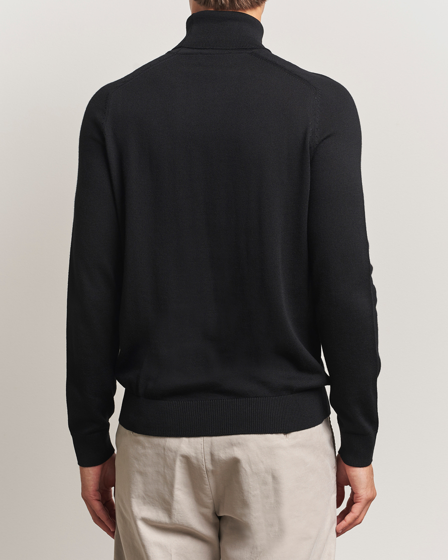 Herre | Gensere | Morris | Merino Roller Neck Black