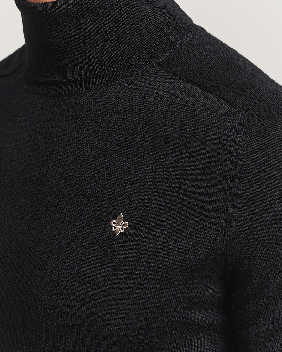 Herre | Gensere | Morris | Merino Roller Neck Black