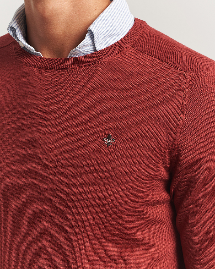 Herre | Gensere | Morris | Merino O-Neck Red