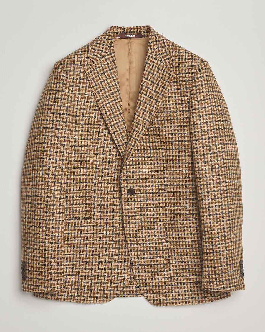 Herre | Dressjakker | Morris | Wool Sport Check Jacket Brown