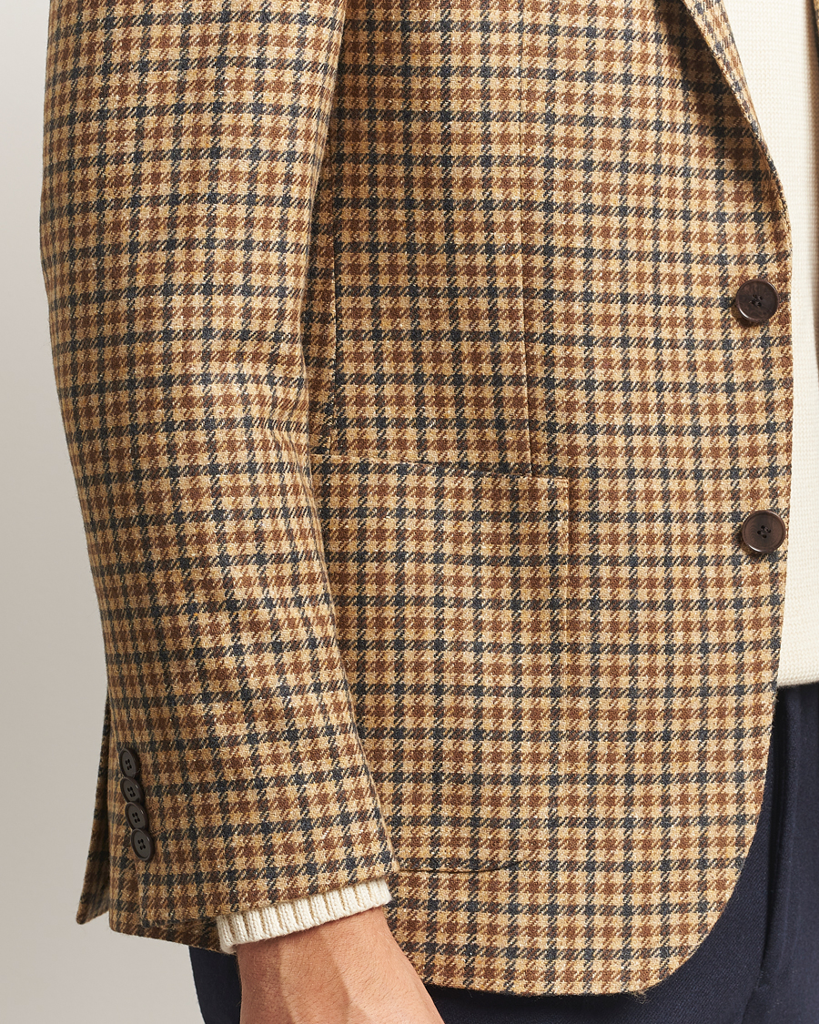 Herre | Dressjakker | Morris | Wool Sport Check Jacket Brown