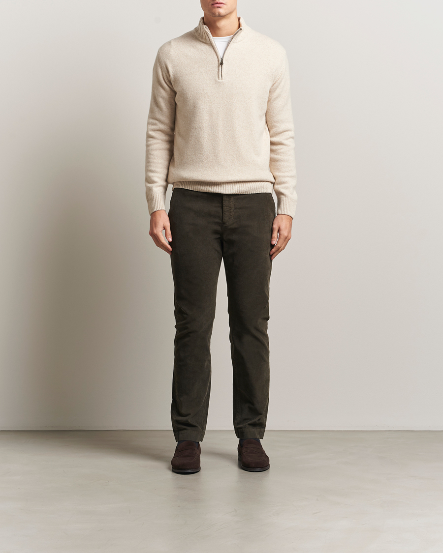 Herre | Bukser | Morris | Jeffrey Cord Chinos Olive
