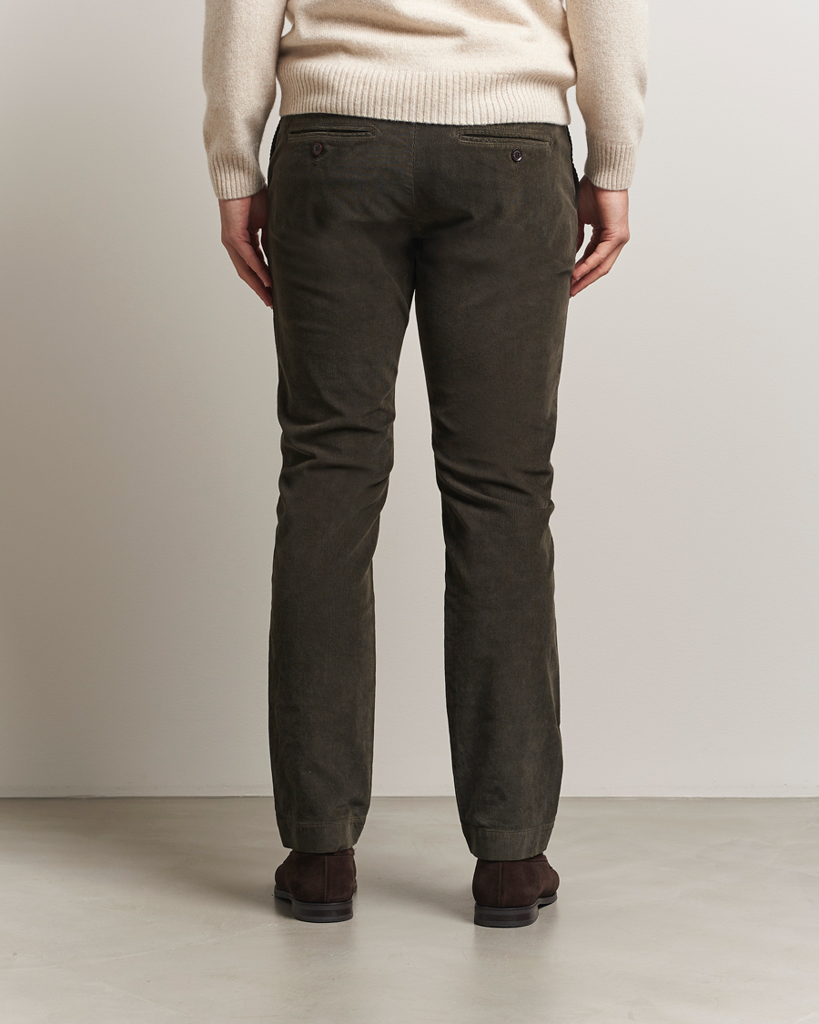 Herre | Bukser | Morris | Jeffrey Cord Chinos Olive