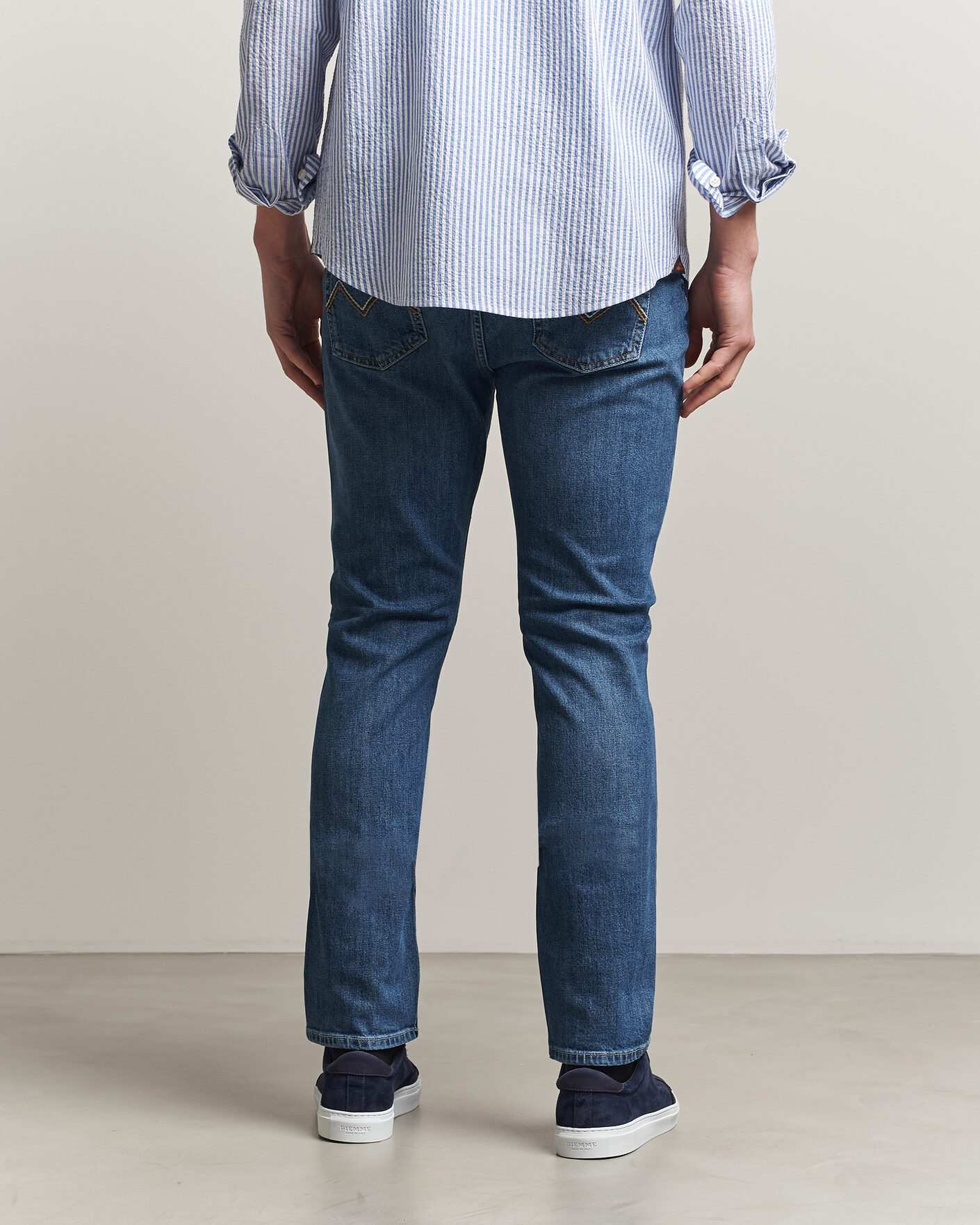 Herre | Jeans | Morris | Steve Stretch Jeans One Year Wash