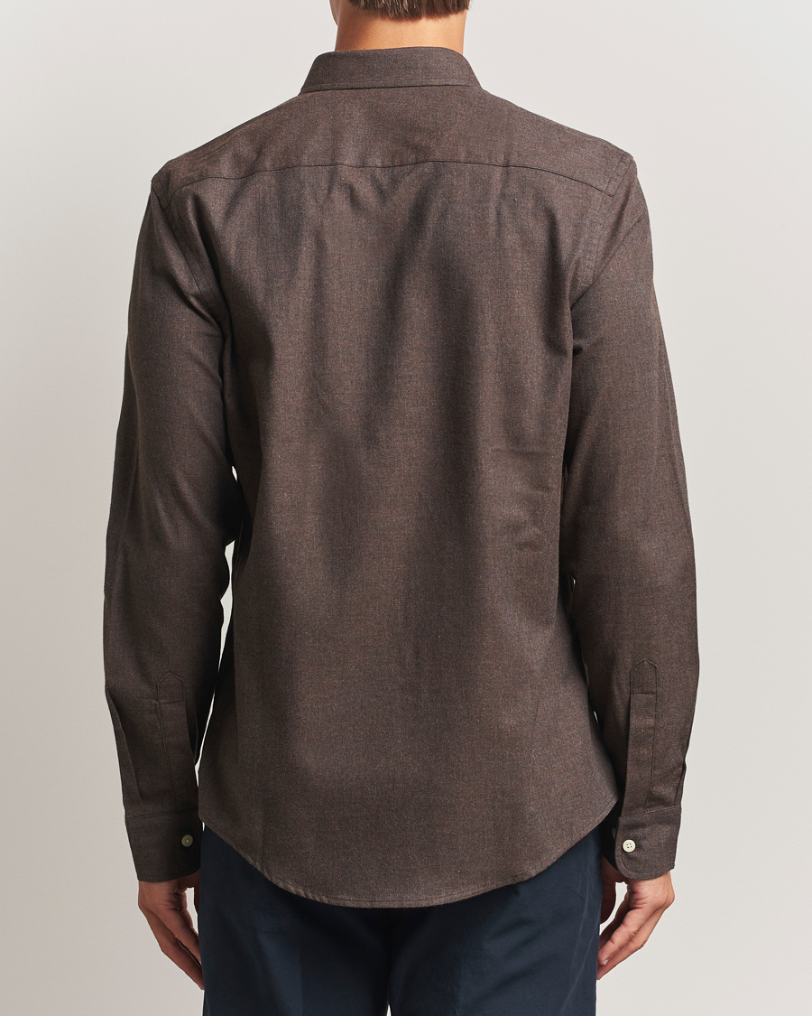 Herre | Skjorter | Morris | Watts Flannel Shirt Brown