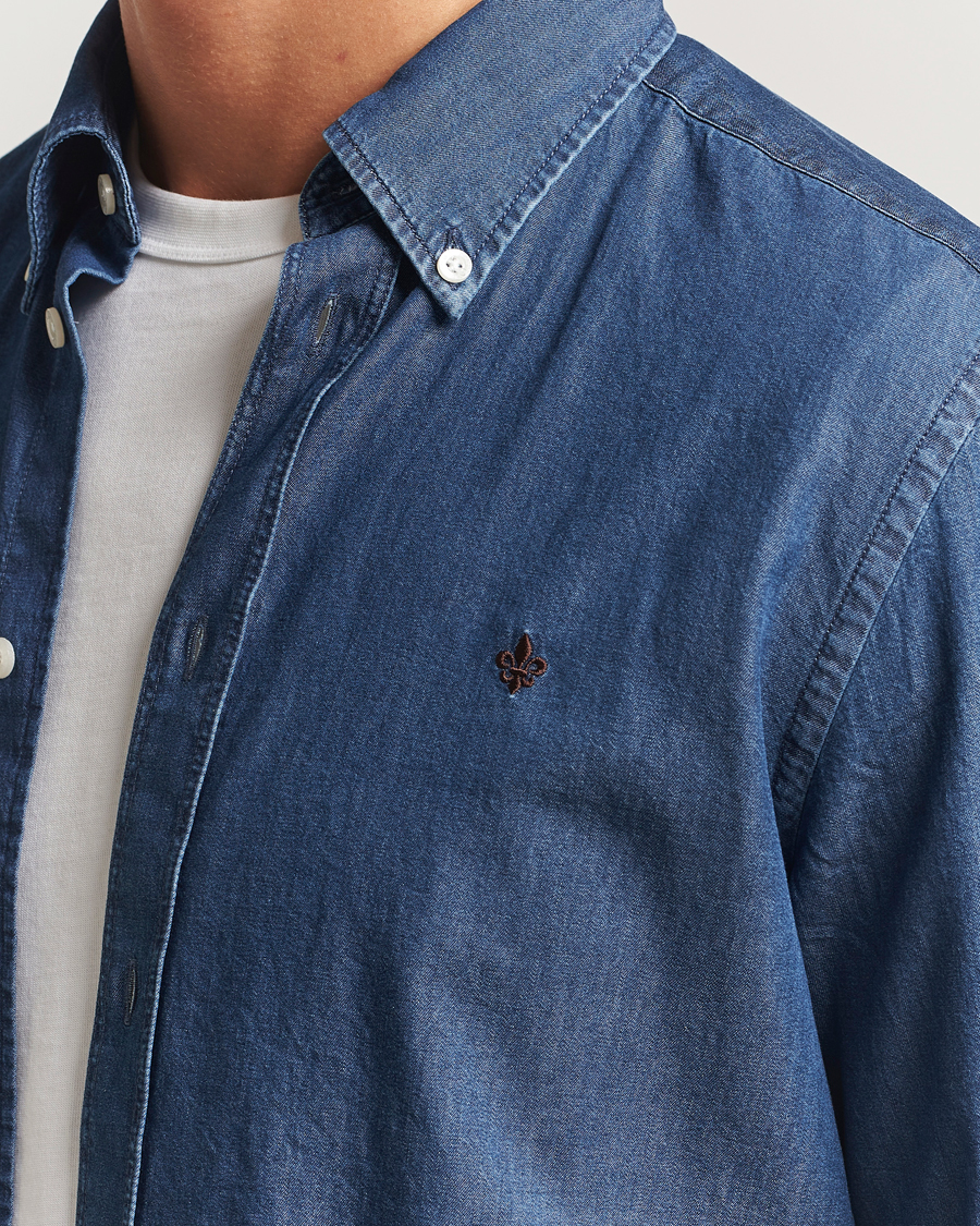 Herre | Skjorter | Morris | Light Denim Shirt Blue