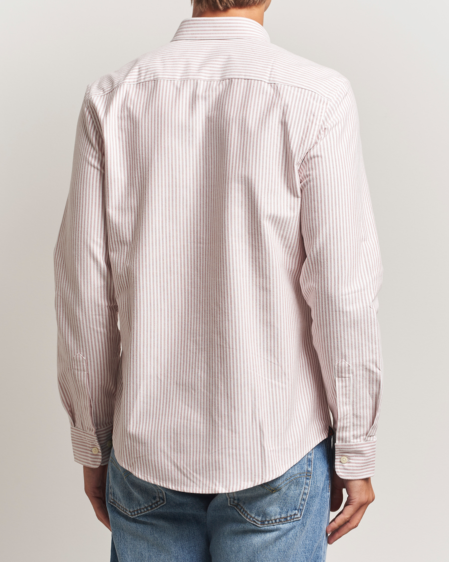 Herre | Skjorter | Morris | Douglas Oxford Striped Shirt Red