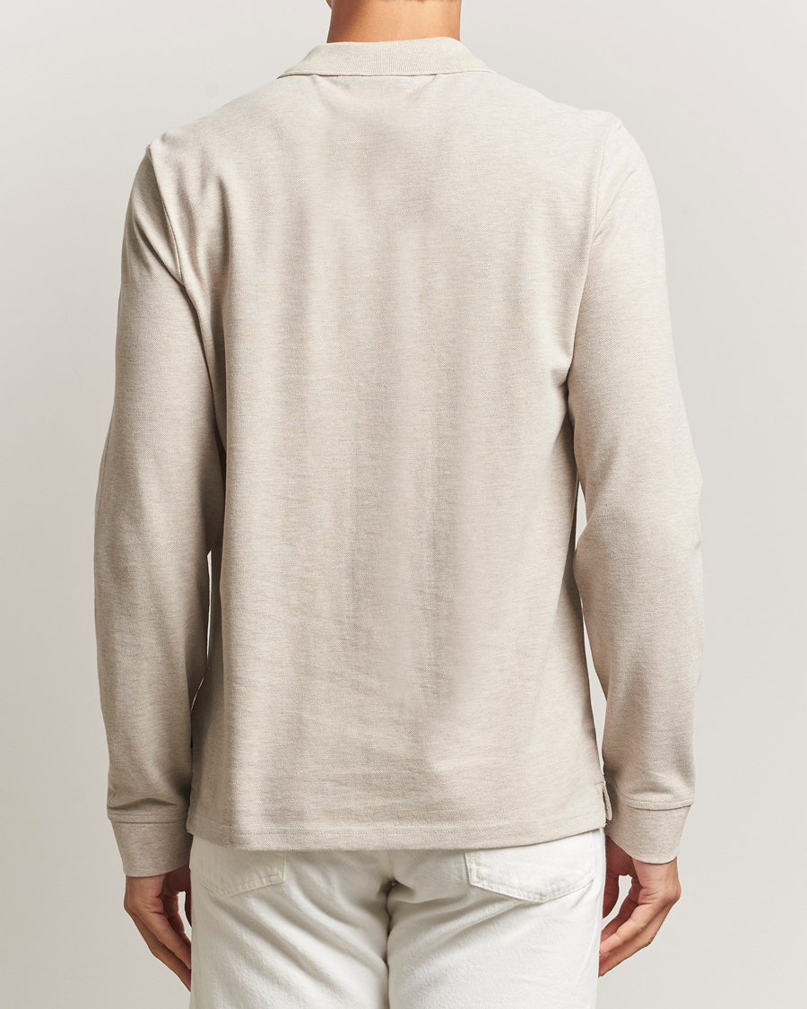 Herre | Gensere | Morris | Camden Long Sleeve Polo Shirt Khaki