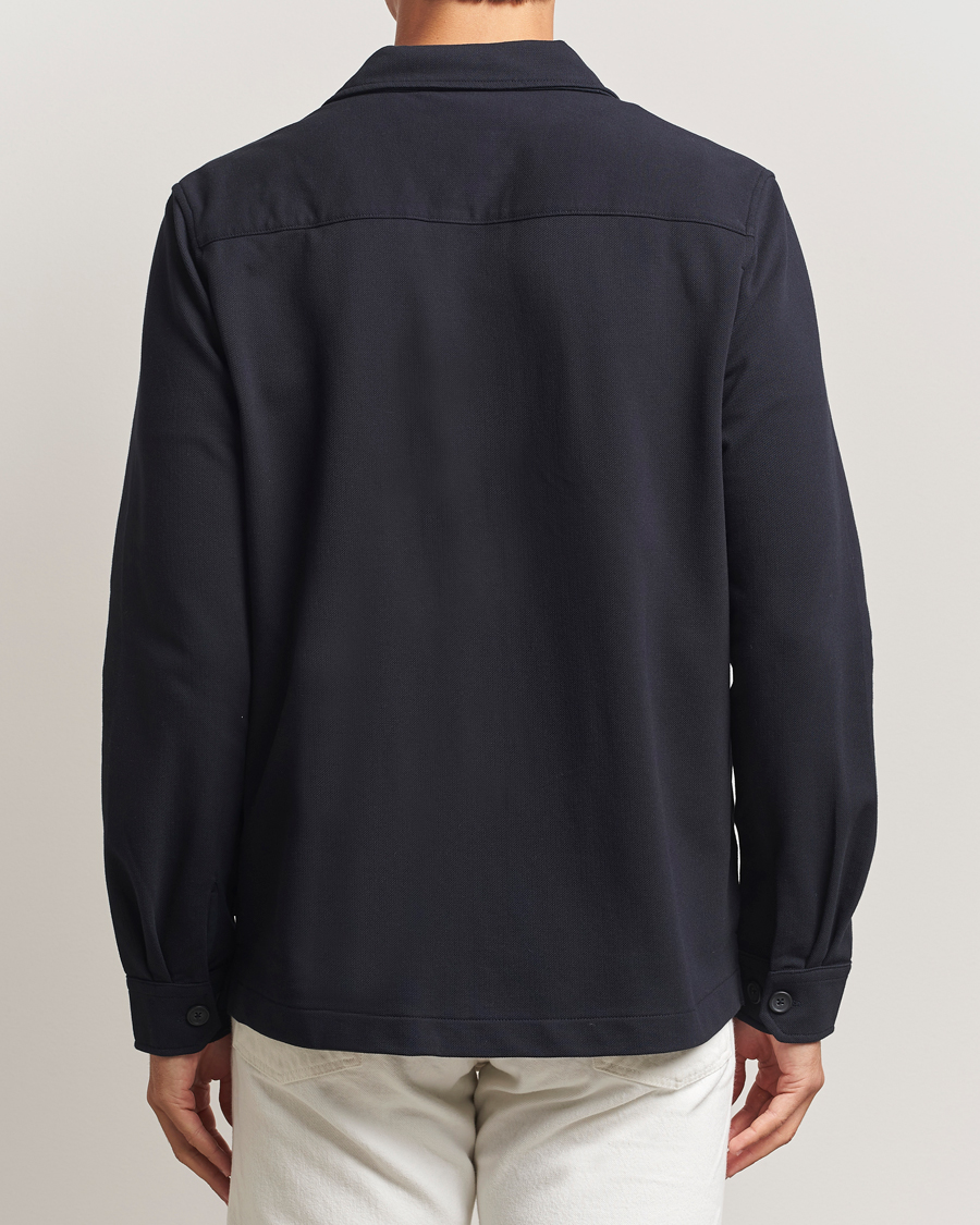 Herre | Skjorter | Morris | Andrew Jersey Overshirt Old Blue
