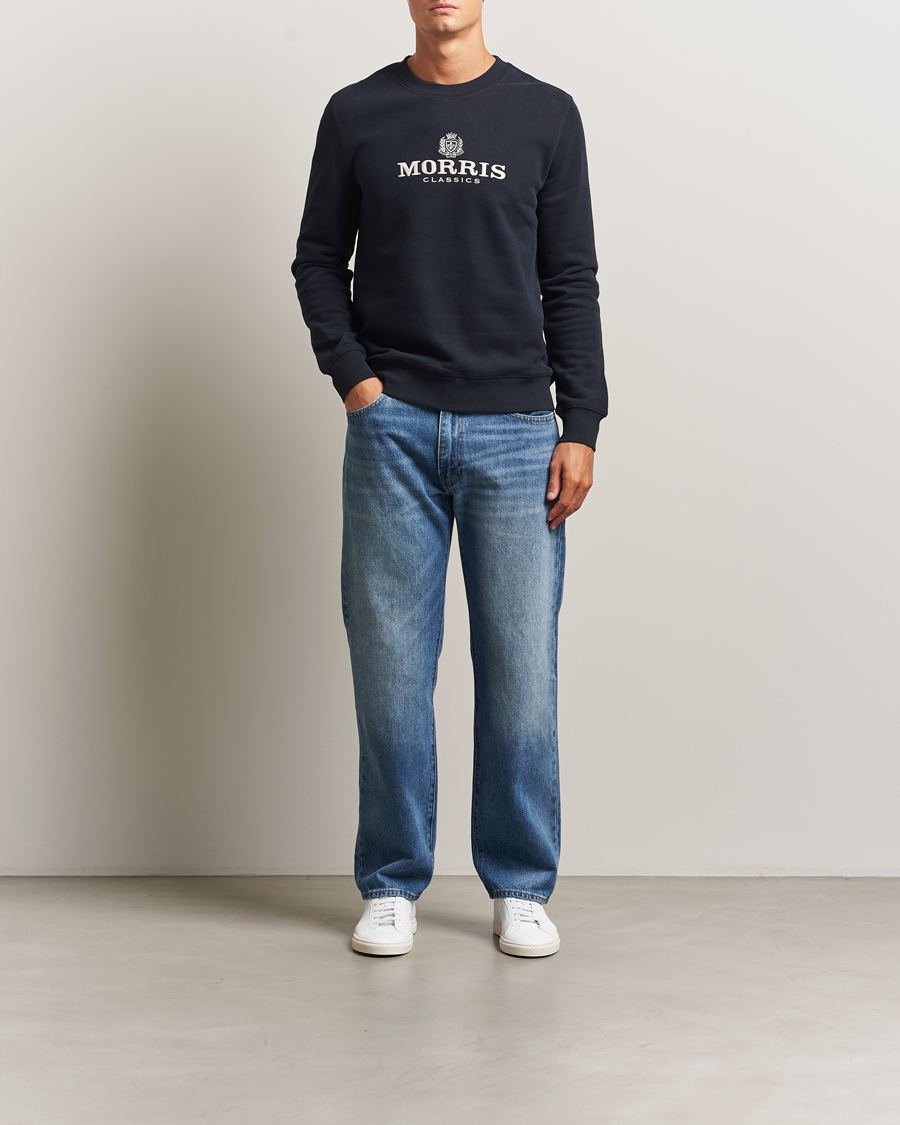 Herre | Gensere | Morris | Brian Sweatshirt Old Blue