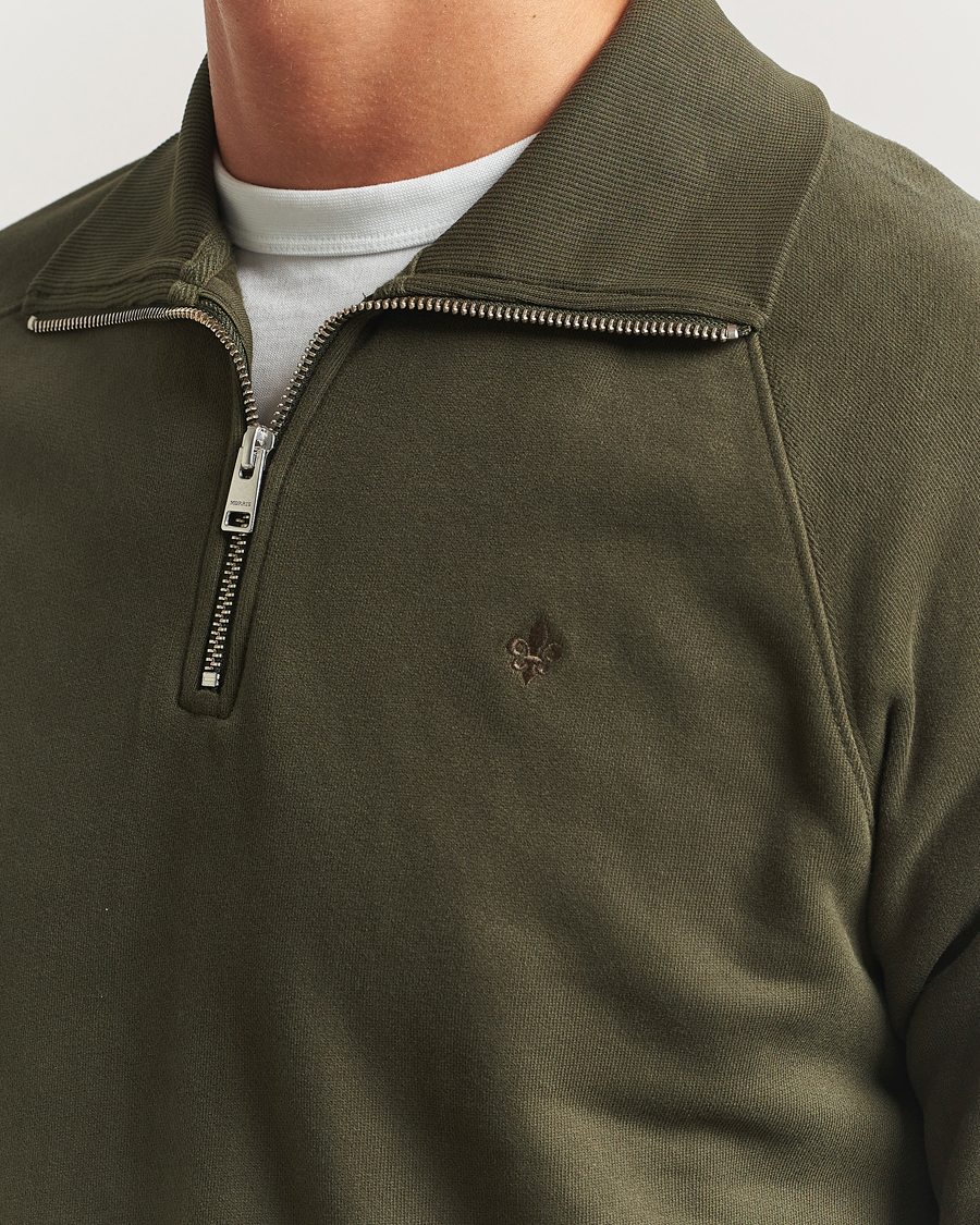 Herre | Gensere | Morris | Maryon Half Zip Sweatshirt Olive