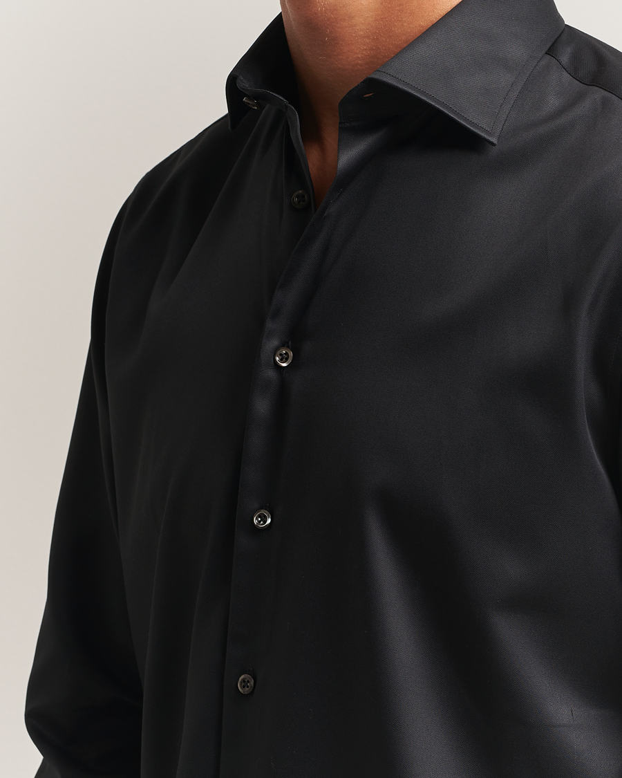 Herre | Skjorter | Stenströms | Regular Fit Shirt Black