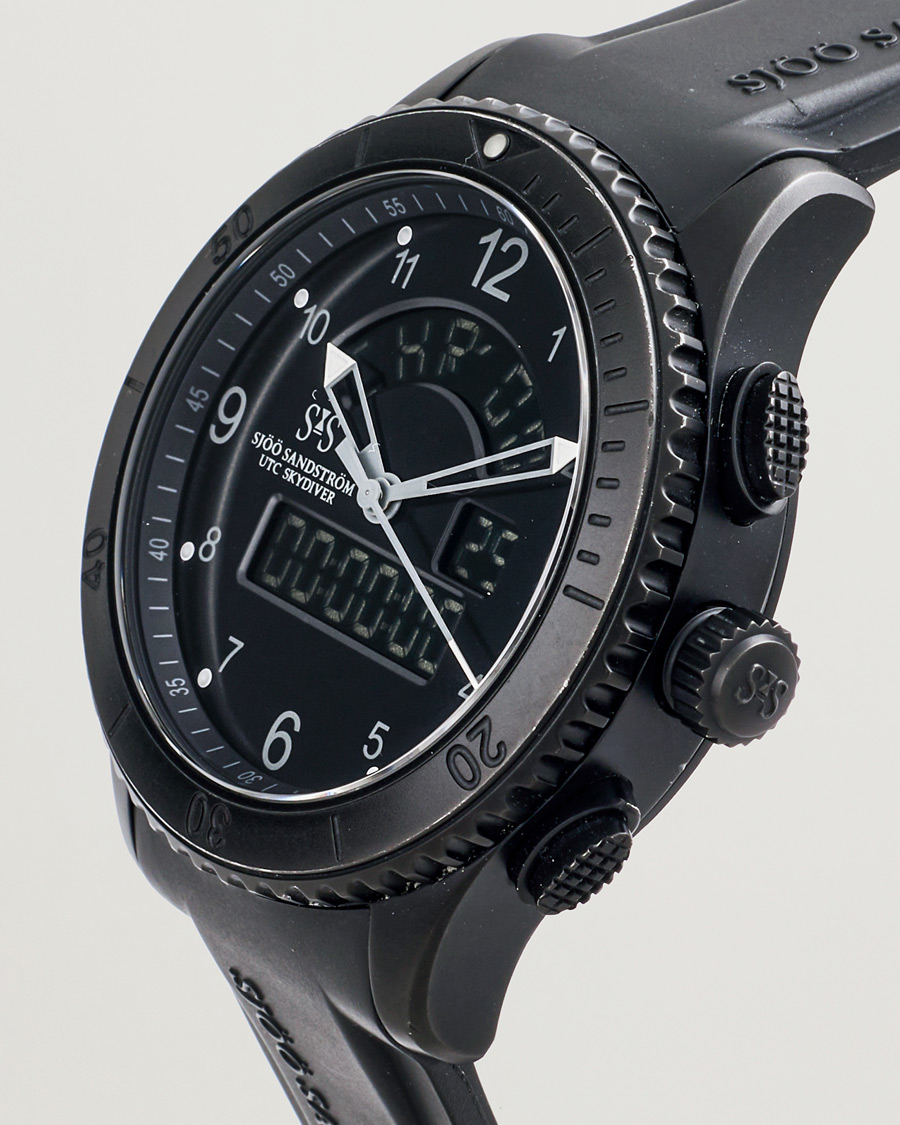 Herre | Pre-Owned & Vintage Watches | Sjöö Sandström Pre-Owned | Skydiver UTC Black