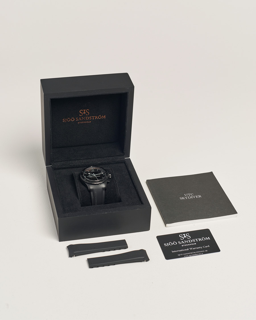 Herre | Pre-Owned & Vintage Watches | Sjöö Sandström Pre-Owned | Skydiver UTC Black