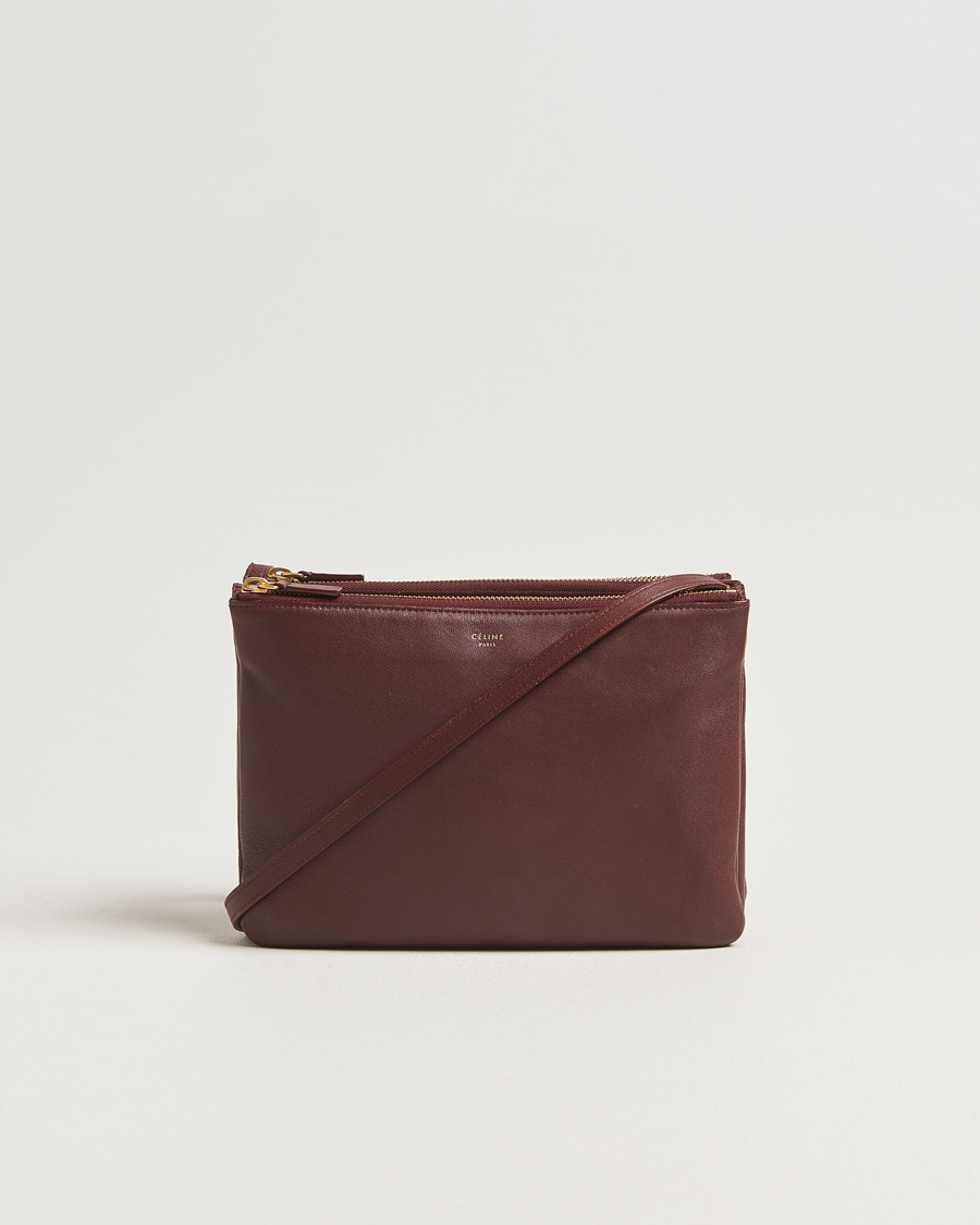 Herre | Gifts for Her | Celine Pre-Owned | Trio Bag Medium Bordeaux
