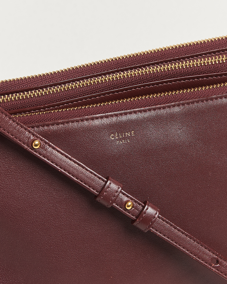 Herre | Gifts for Her | Celine Pre-Owned | Trio Bag Medium Bordeaux