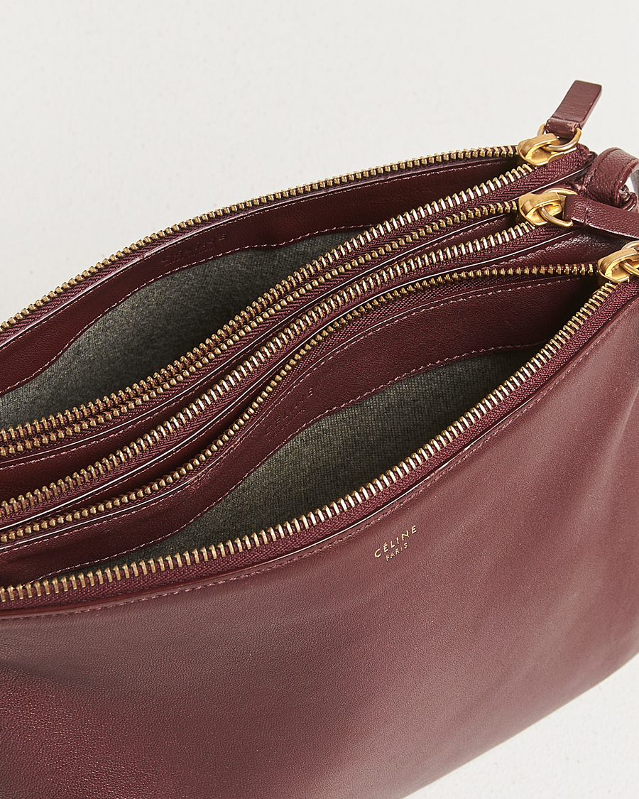 Herre | Gifts for Her | Celine Pre-Owned | Trio Bag Medium Bordeaux