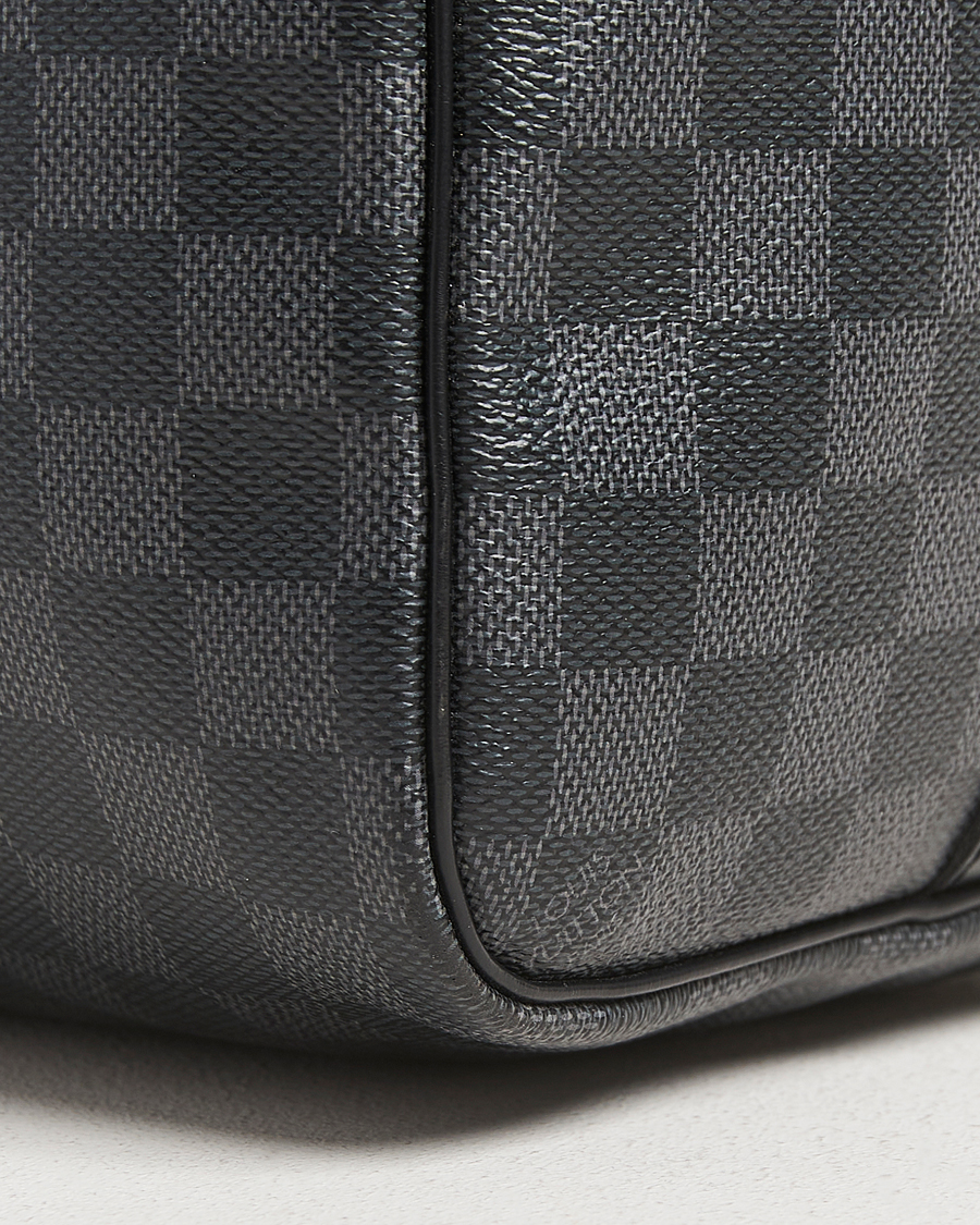 Herre | Pre-Owned & Vintage Bags | Louis Vuitton Pre-Owned | Keepall Bandoulière 45 Damier Graphite
