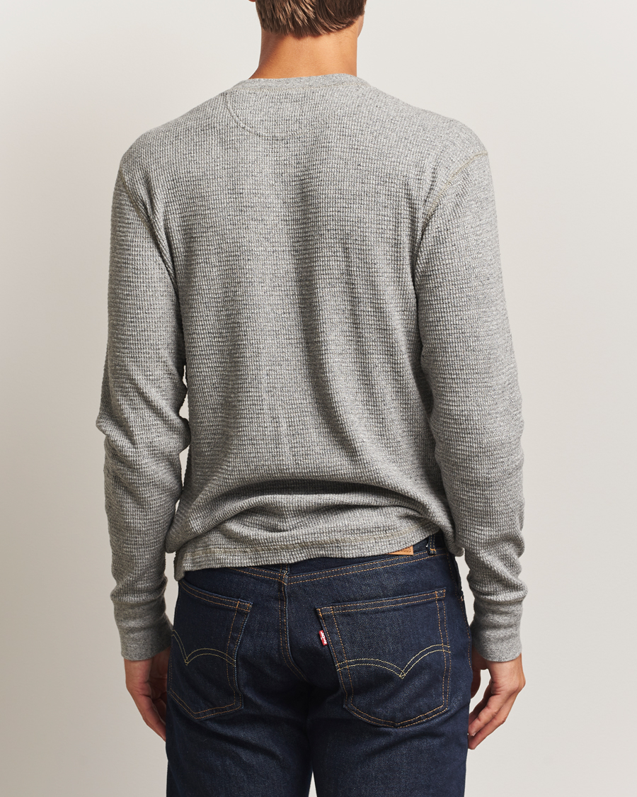 Herre | Gensere | RRL | Long Sleeve Henley Grey