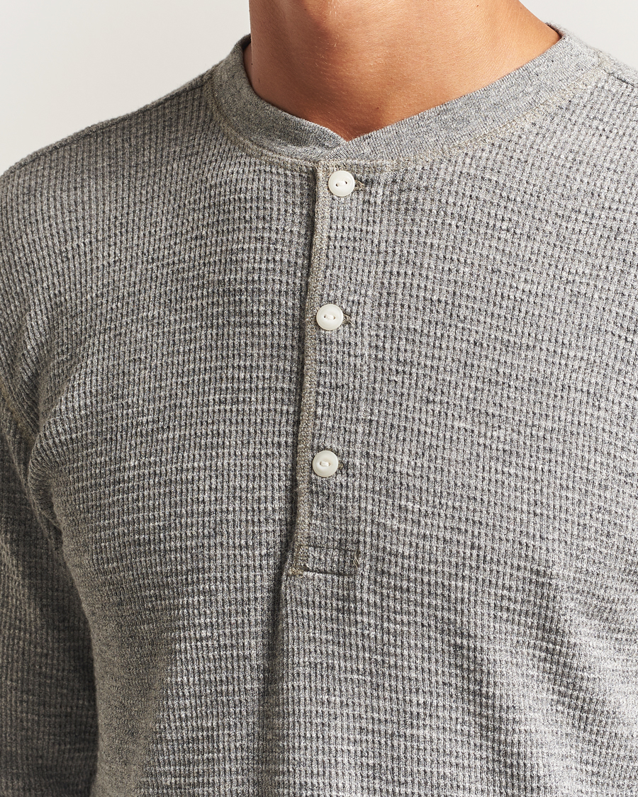 Herre | Gensere | RRL | Long Sleeve Henley Grey
