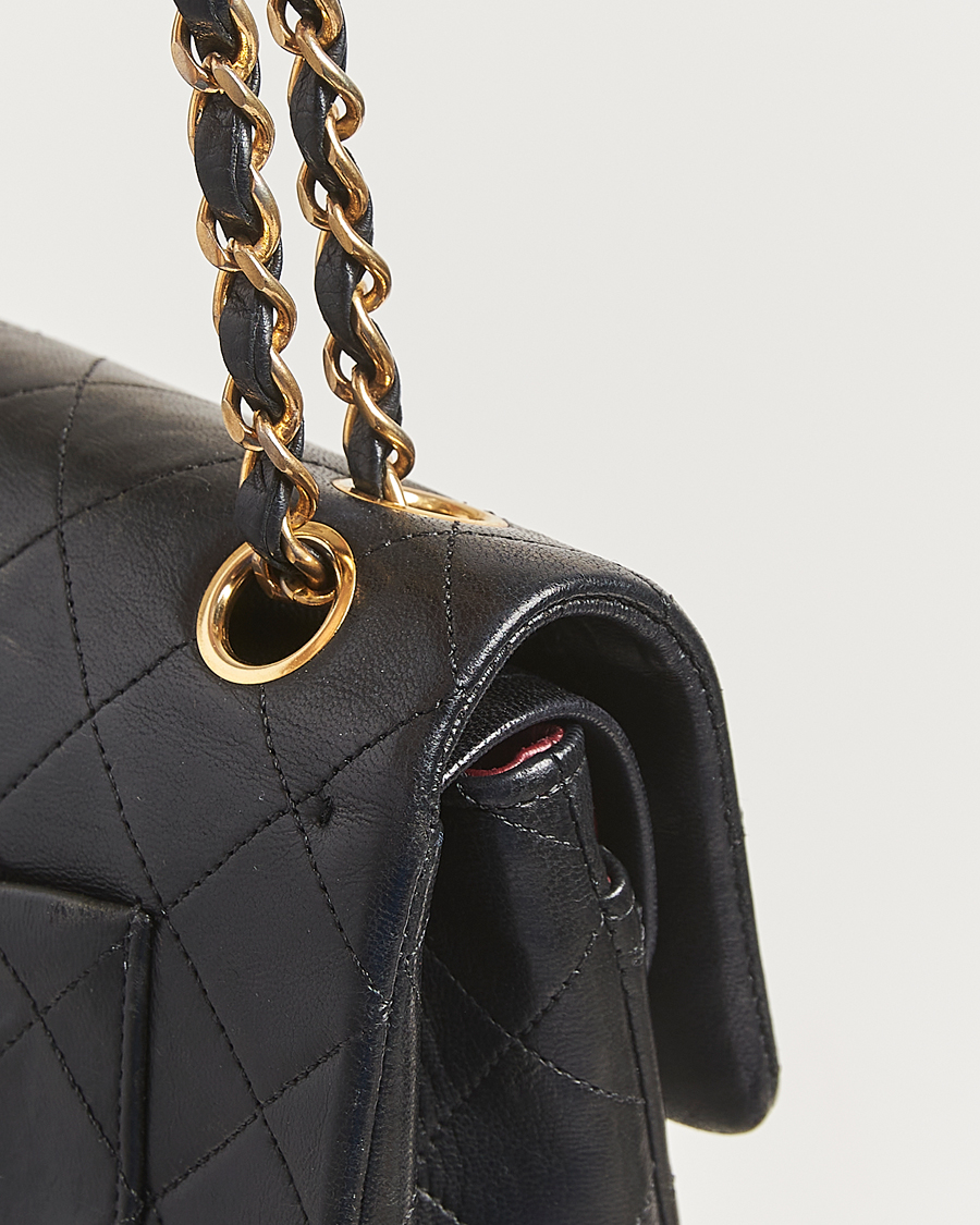 Herre | Pre-Owned & Vintage Bags | Chanel Pre-Owned | Classic Double Flap Small Lambskin Black