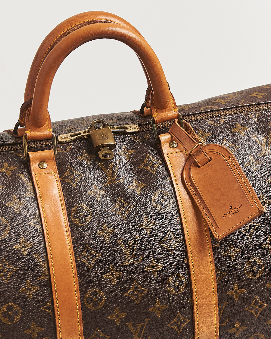 Herre | Pre-Owned & Vintage Bags | Louis Vuitton Pre-Owned | Keepall Bandoulière 55 Monogram