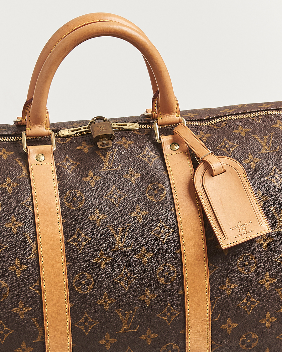 Herre | Louis Vuitton Pre-Owned Keepall Bandoulière 55 Monogram | Louis Vuitton Pre-Owned | Keepall Bandoulière 55 Monogram