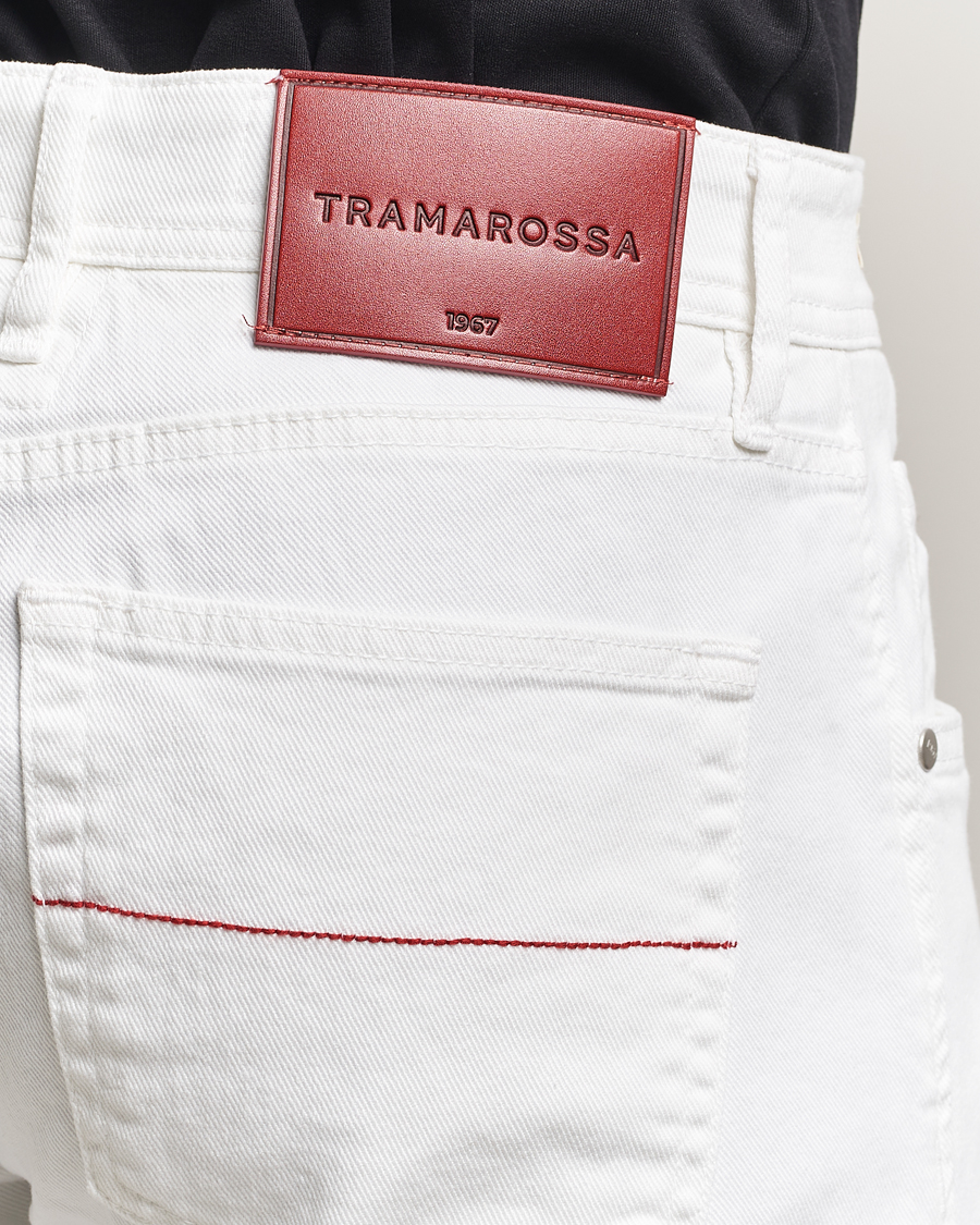 Herre | Jeans | Tramarossa | Michelangelo Stretch Jeans White Raw