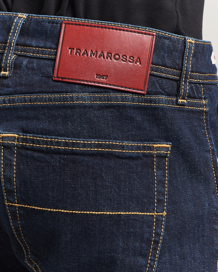 Herre | Bukser | Tramarossa | Michelangelo Stretch Jeans Blue Raw