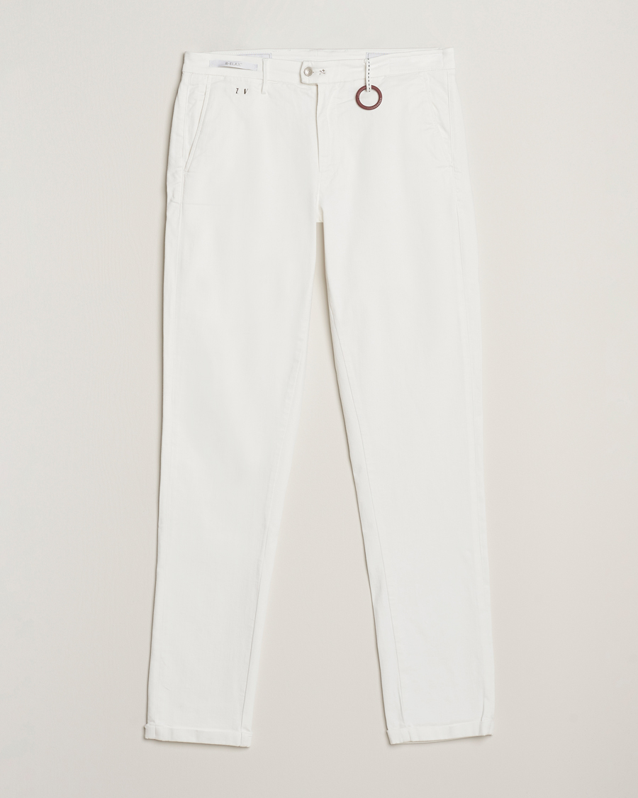 Herre | Jeans | Tramarossa | Luis Superstrech Cotton Chino White