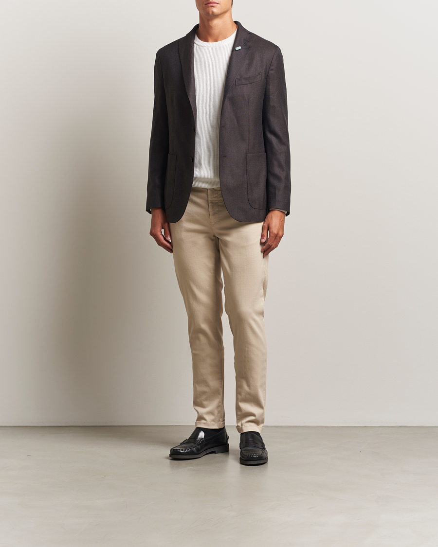 Herre | Bukser | Tramarossa | Luis Superstrech Cotton Chino Beige