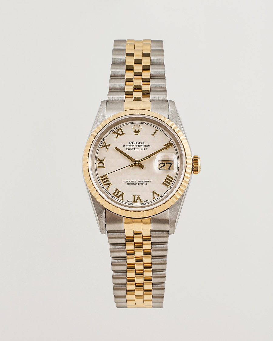 Herre | Rolex Pre-Owned Datejust Pyramid dial | Rolex Pre-Owned | Datejust Pyramid dial