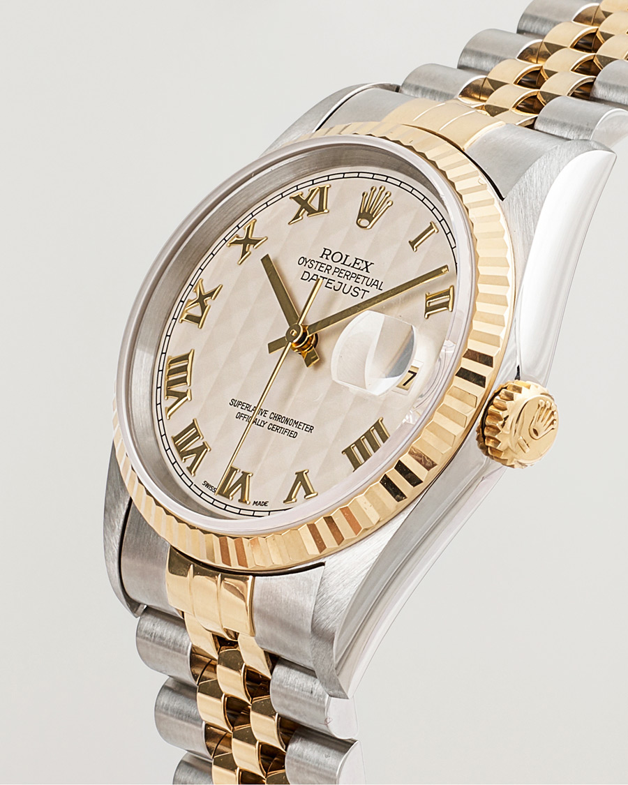 Herre | Rolex Pre-Owned Datejust Pyramid dial | Rolex Pre-Owned | Datejust Pyramid dial