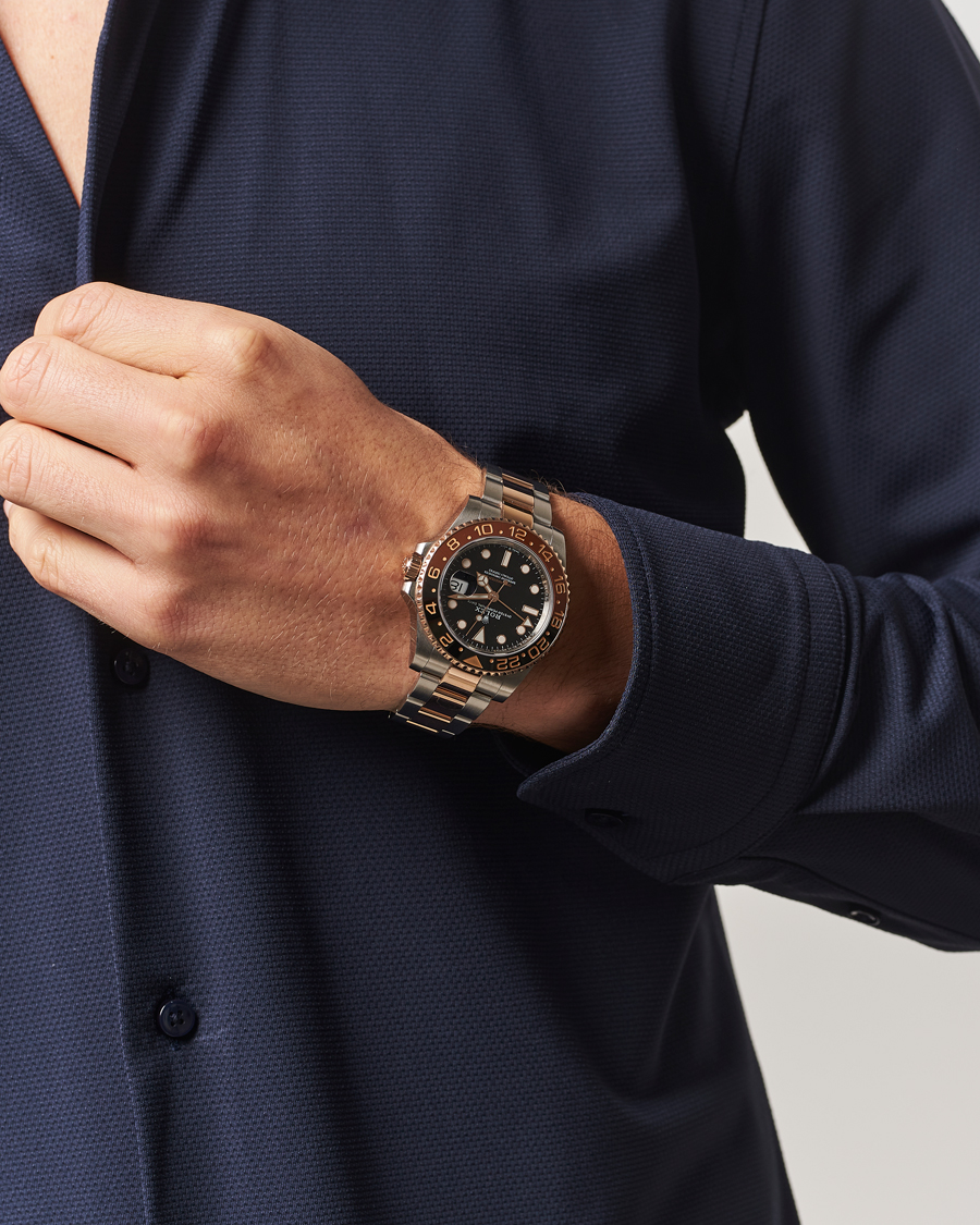 Herre | Rolex Pre-Owned GMT Master II Root Beer | Rolex Pre-Owned | GMT Master II Root Beer