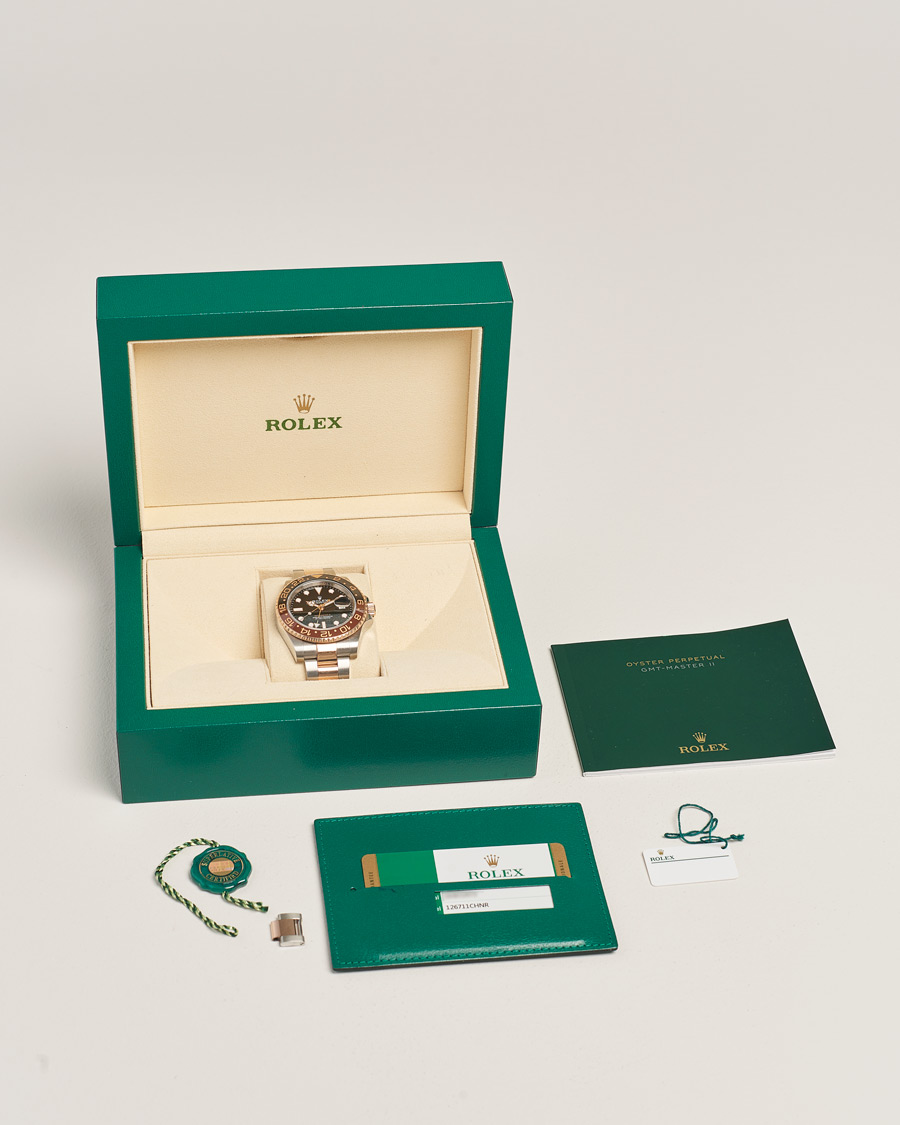 Herre | Rolex Pre-Owned GMT Master II Root Beer | Rolex Pre-Owned | GMT Master II Root Beer