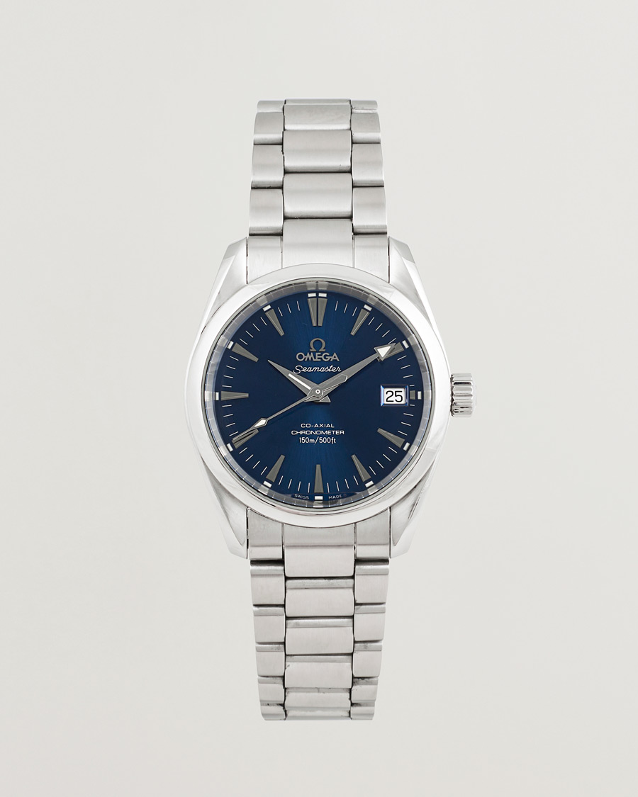 Herre | Omega Pre-Owned Seamaster Aqua Terra 150M Blue | Omega Pre-Owned | Seamaster Aqua Terra 150M Blue
