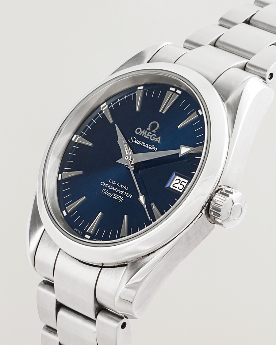 Herre | Omega Pre-Owned Seamaster Aqua Terra 150M Blue | Omega Pre-Owned | Seamaster Aqua Terra 150M Blue