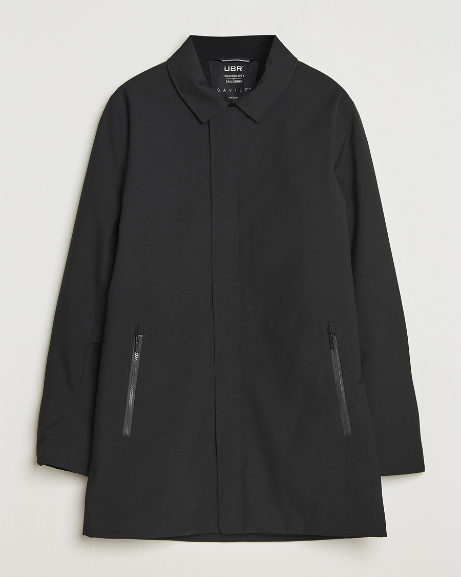 Herre | Jakker | UBR | Regulator Coat Savile Black Wool