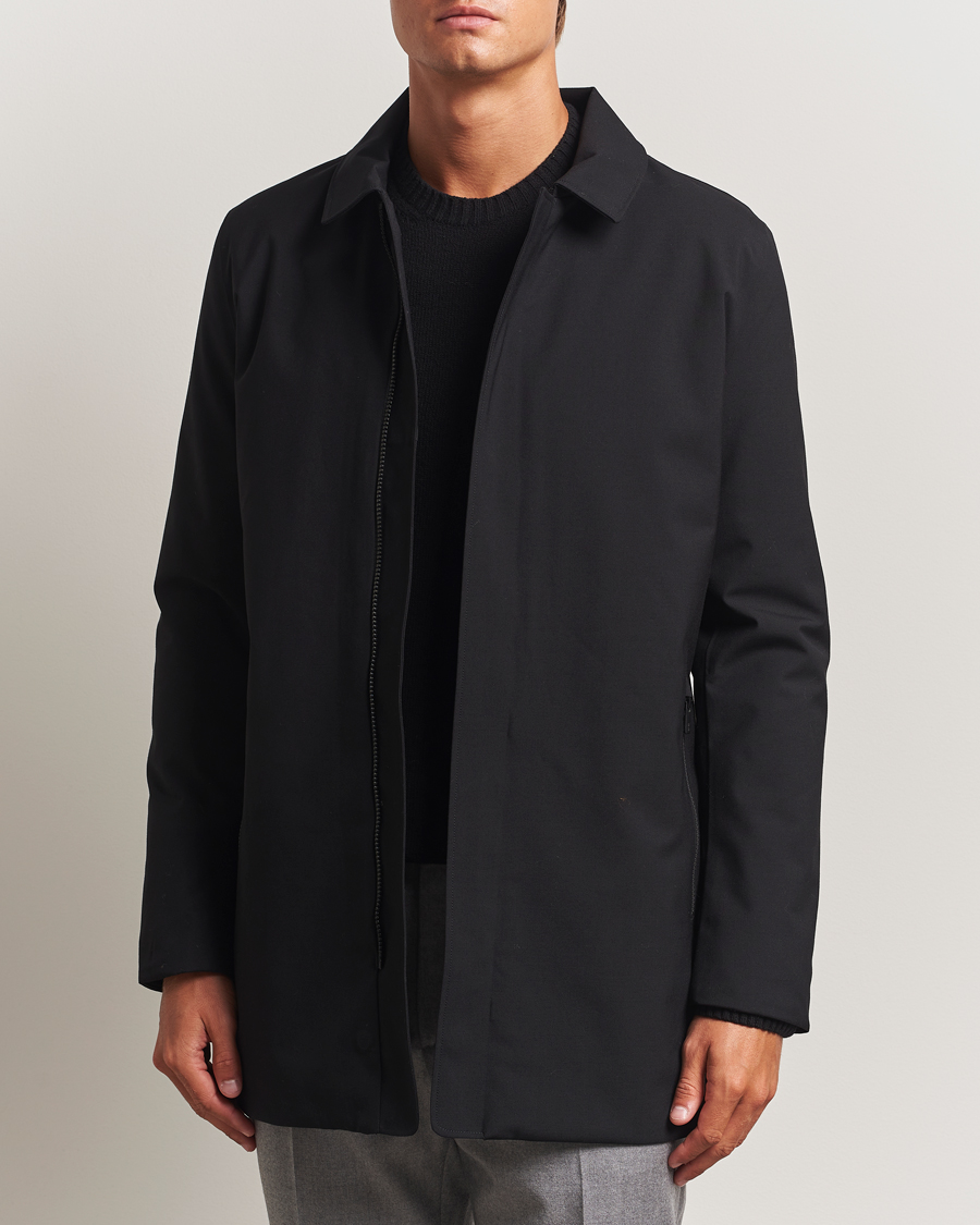 Herre | Jakker | UBR | Regulator Coat Savile Black Wool