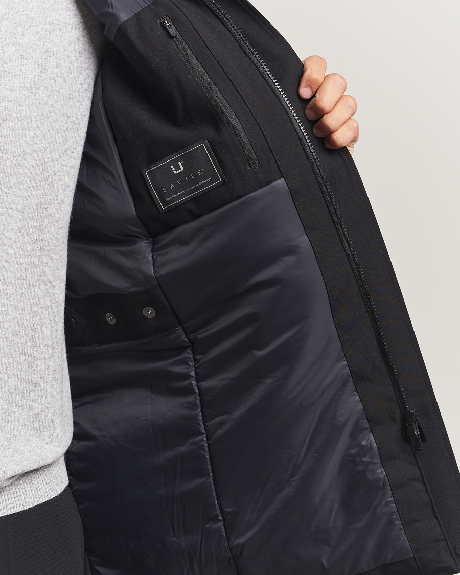 Herre | Jakker | UBR | Regulator Parka Savile Black Wool