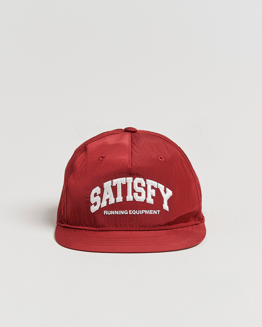 Herre | Hatter og capser | Satisfy | FliteSilk Running Cap Burgundy