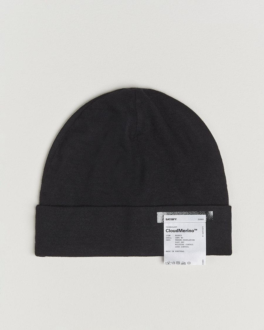 Herre | Luer | Satisfy | CloudMerino Beanie Black