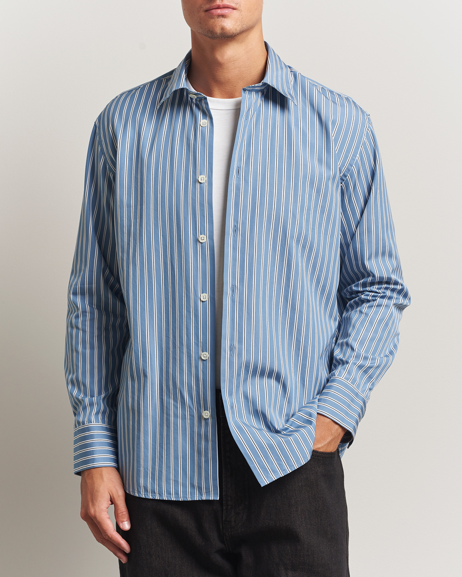Herre | Skjorter | Sunflower | Day Shirt Blue Stripe