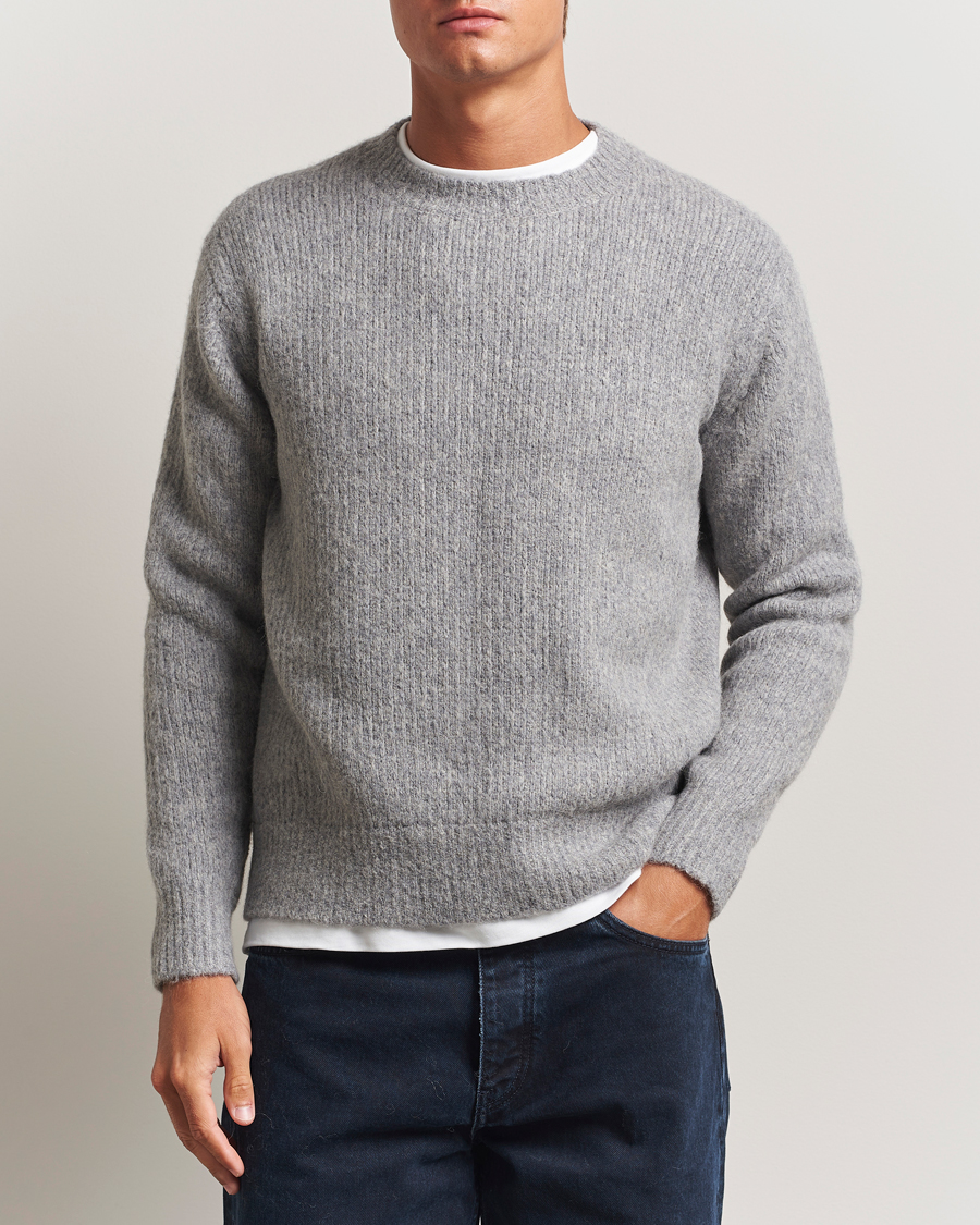 Herre | Gensere | Sunflower | Yak Sweater Grey Melange