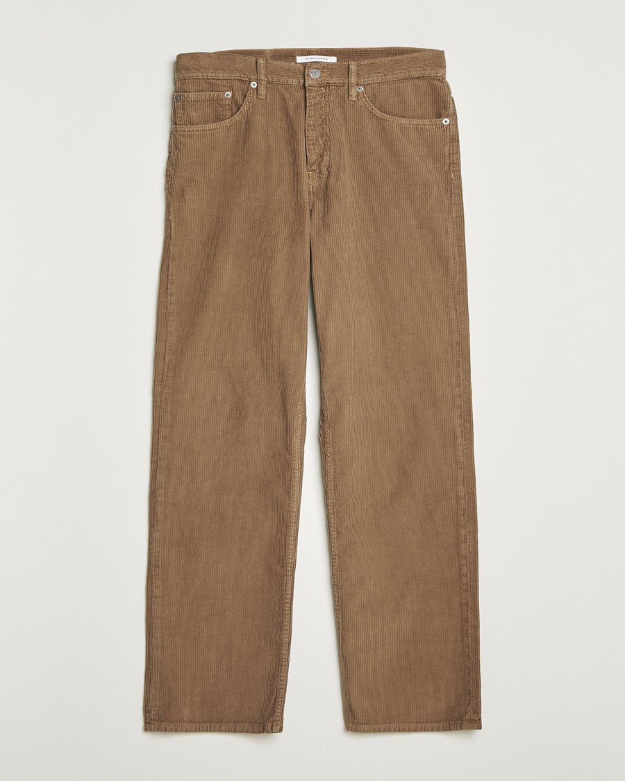 Herre | Bukser | Sunflower | Loose Corduroy Pants Taupe
