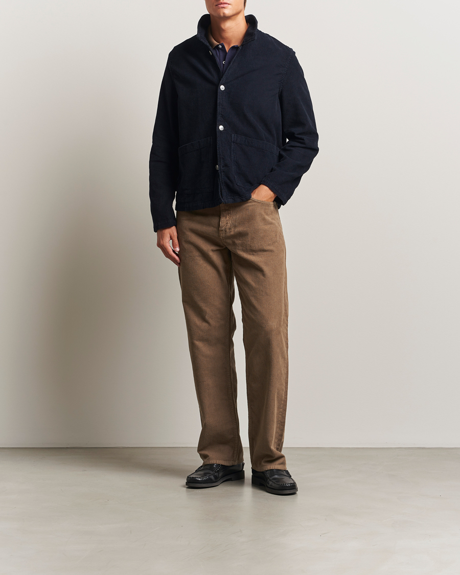Herre | Bukser | Sunflower | Loose Corduroy Pants Taupe